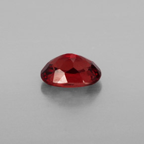 1.07캐럿 천연 딥 오렌지 말레이 가넷, 타원형 컷, 7×4.9 mm, VS