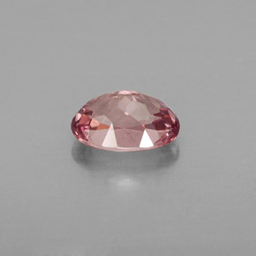 1.02캐럿 천연 라이트 로즈 말레이 가넷, 타원형 컷, 6.9×5 mm, VS