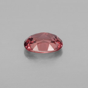 1.05캐럿 천연 로즈 말레이 가넷, 타원형 컷, 7.1×5.2 mm, VVS