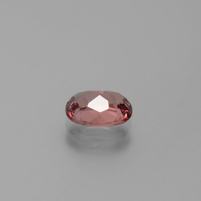 1.06캐럿 천연 로즈 말레이 가넷, 타원형 컷, 7×5.2 mm, VS
