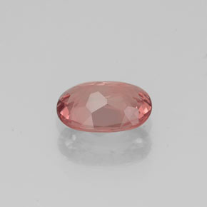 0.88캐럿 천연 라이트 로즈 말레이 가넷, 타원형 컷, 7×5.2 mm, VVS