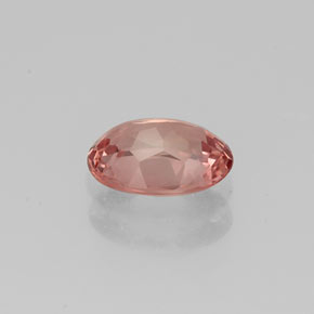 0.92캐럿 천연 라이트 로즈 말레이 가넷, 타원형 컷, 7.1×5.2 mm, VVS-VS