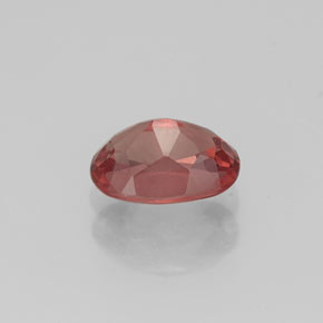 1.05캐럿 천연 로즈 말레이 가넷, 타원형 컷, 7×4.8 mm, VVS-VS