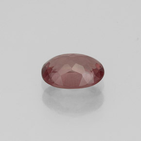 0.87캐럿 천연 로즈 말레이 가넷, 타원형 컷, 6.8×4.8 mm, VS