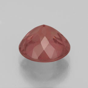 3.12캐럿 천연 로즈 말레이 가넷, 라운드 컷, 8.58 mm, VS-SI