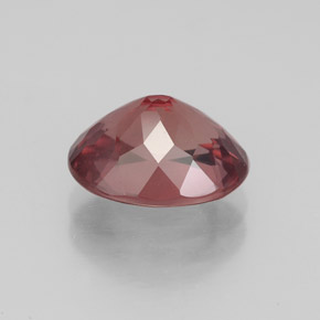 3.17캐럿 천연 핑크빛 로즈 말레이 가넷, 타원형 컷, 9.7×7.9 mm, VS