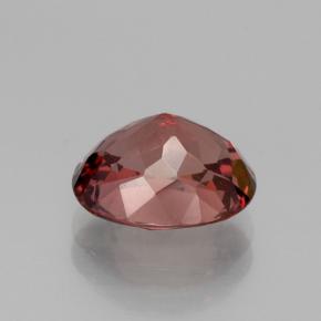 3.84캐럿 천연 핑크빛 로즈 말레이 가넷, 타원형 컷, 10×8.2 mm, VS