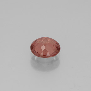 0.82캐럿 천연 로즈 말레이 가넷, 라운드 컷, 5.83 mm, VS