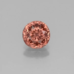 0.83캐럿 천연 로즈 말레이 가넷, 라운드 컷, 5.72 mm, VS