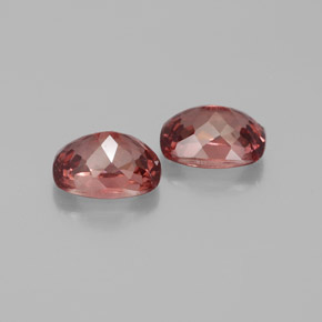 캐럿 천연 로즈 말레이 가넷 보석, 쿠션 컷, 7.1×5.1 mm, VS