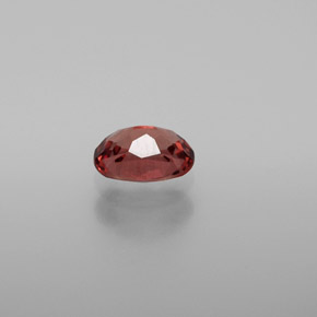 1.12캐럿 천연 로즈 말레이 가넷, 타원형 컷, 7.1×5.2 mm, VS