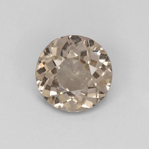 0.94캐럿 천연 샴페인 말레이 가넷, 라운드 컷, 6.16 mm, VS