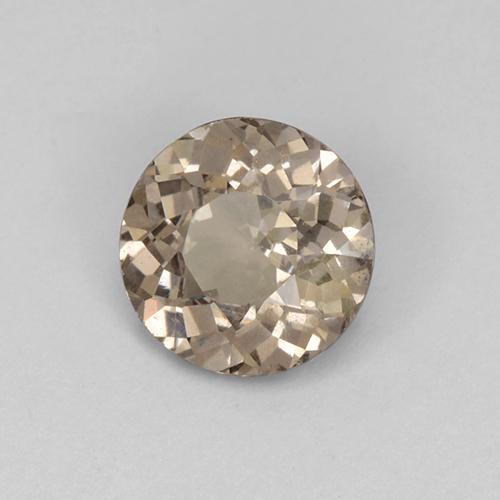 0.94캐럿 천연 샴페인 말레이 가넷, 라운드 컷, 6.16 mm, VS