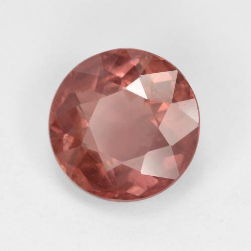 2.27캐럿 천연 브릭 레드 말레이 가넷, 라운드 컷, 7.90 mm, VS
