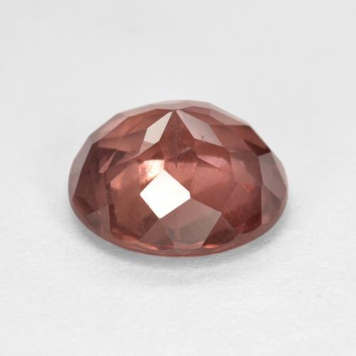 2.27캐럿 천연 브릭 레드 말레이 가넷, 라운드 컷, 7.90 mm, VS