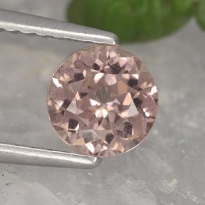 1.07캐럿 천연 인디언 레드 말레이시아 가넷, 라운드 컷, VS