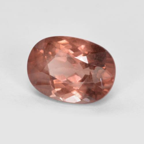 1.21캐럿 천연 미디엄 핑크 말레이 가넷, 쿠션 컷, 7.1×5.1 mm, VS
