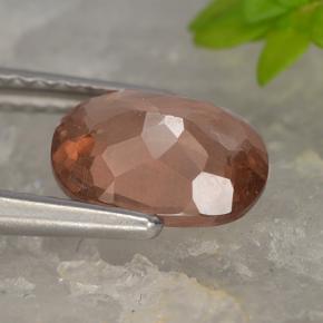 1.60캐럿 천연 딥 핑크 말레이 가넷, 쿠션 컷, 8×6 mm, VS