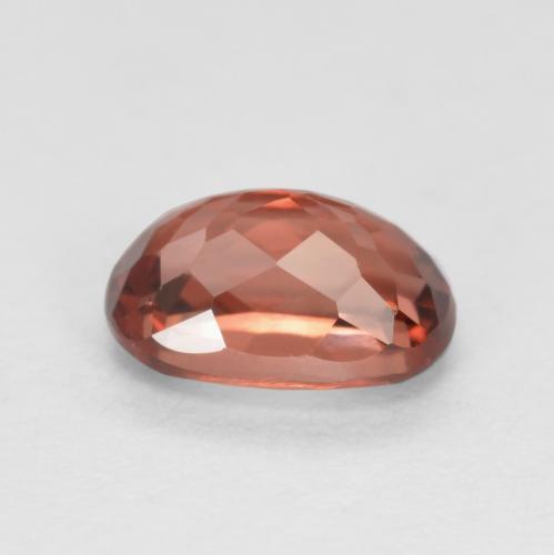 0.76캐럿 천연 미디엄 레드 말레이 가넷, 쿠션 컷, 6.1×4.2 mm, VVS-VS