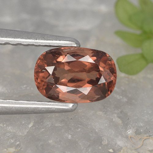 0.79ct 자연스러운 딥 로즈 레드 말레이시아 가넷, 방석, VVS-VS