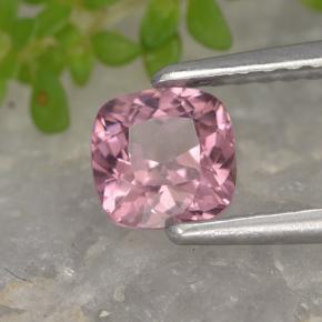 0.76캐럿 천연 퍼플 핑크 말레이 가넷, 쿠션 컷, 5.1×5 mm, VVS-VS