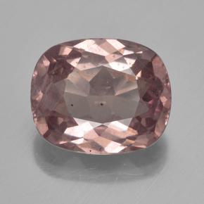4.50캐럿 천연 딥 버블검 핑크 말레이 가넷, 쿠션 컷, 11.2×9.2 mm, VS