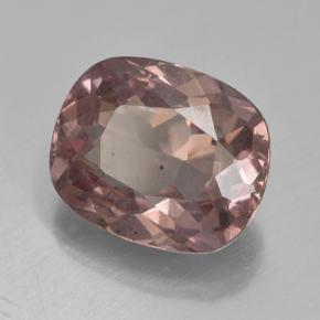 4.50캐럿 천연 딥 버블검 핑크 말레이 가넷, 쿠션 컷, 11.2×9.2 mm, VS