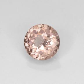 1.68캐럿 천연 샴페인 말레이 가넷, 라운드 컷, 7.38 mm, VS