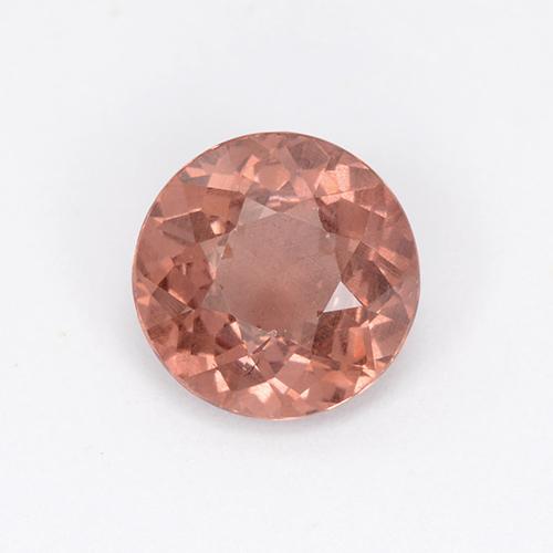 1.92캐럿 천연 미디엄 핑크 말레이 가넷, 라운드 컷, 7.50 mm, VS