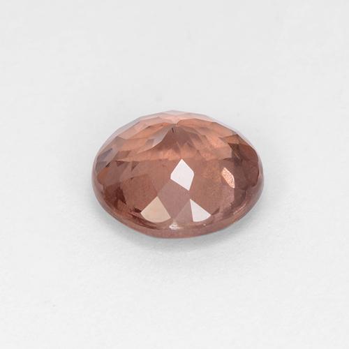 1.92캐럿 천연 미디엄 핑크 말레이 가넷, 라운드 컷, 7.50 mm, VS