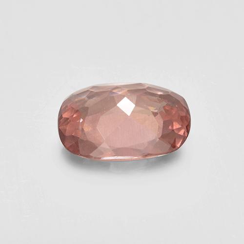 1.35캐럿 천연 미디엄 핑크 말레이 가넷, 쿠션 컷, 8×6.1 mm, VS