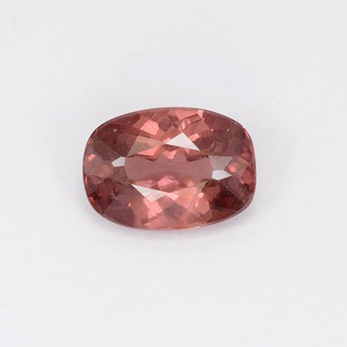 0.96캐럿 천연 딥 레드 말레이시아 가넷, 쿠션 컷, VS