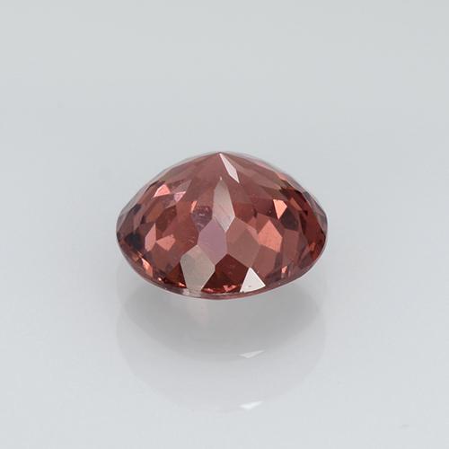 0.94캐럿 천연 로즈 말레이 가넷, 라운드 컷, 5.91 mm, VVS-VS