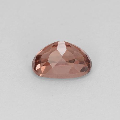 0.78캐럿 천연 붉은빛 핑크 말레이 가넷, 타원형 컷, 6.1×4.3 mm, VS