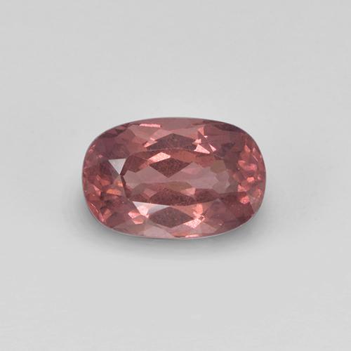 0.76캐럿 천연 미디엄 다크 핑크 말레이 가넷, 쿠션 컷, 6.1×4.1 mm, VS