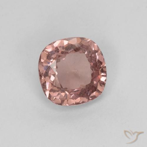 0.58캐럿 천연 인디언 레드 말레이 가넷, 쿠션 컷, 4.9×4.9 mm, VS