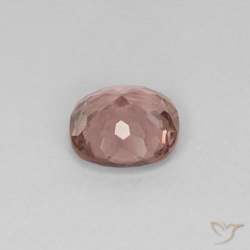0.58캐럿 천연 인디언 레드 말레이 가넷, 쿠션 컷, 4.9×4.9 mm, VS