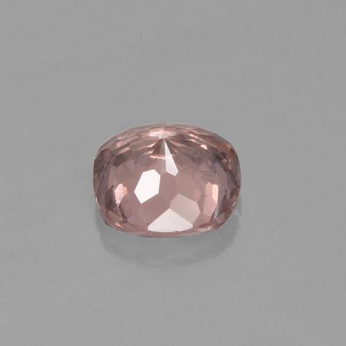 0.56캐럿 천연 라이트 버블검 핑크 말레이 가넷, 쿠션 컷, 4×4 mm, VS