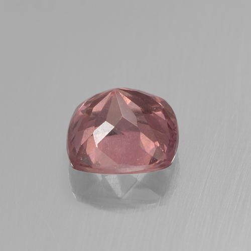 0.59캐럿 천연 풍선껌 핑크 톤 말레이 가넷, 쿠션 컷, 4.6×4.6 mm, VS