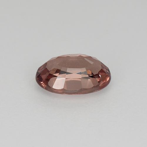 0.68캐럿 천연 딥 로즈우드 핑크 말레이 가넷, 타원형 컷, 6.2×4.3 mm, VS