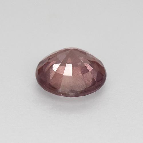 0.82캐럿 천연 딥 핑크 말레이 가넷, 라운드 컷, 5.70 mm, VS