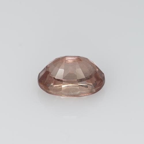 0.79캐럿 천연 미디엄 핑크 말레이 가넷, 타원형 컷, 6×4.2 mm, VS