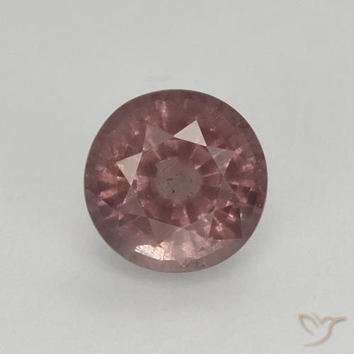 0.96ct 자연스러운 칙칙한 빨강 말레이시아 가넷, 둥근, VS