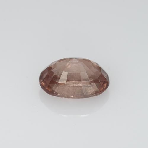 0.67캐럿 천연 딥 핑크 말레이 가넷, 타원형 컷, 6×4.2 mm, VS