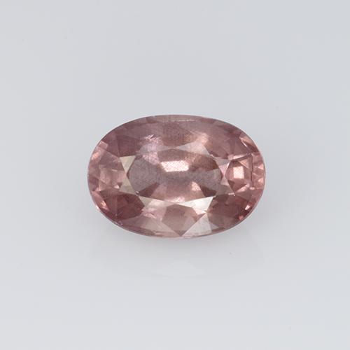 0.70캐럿 천연 미디엄 핑크 말레이 가넷, 타원형 컷, 6.1×4.3 mm, VS