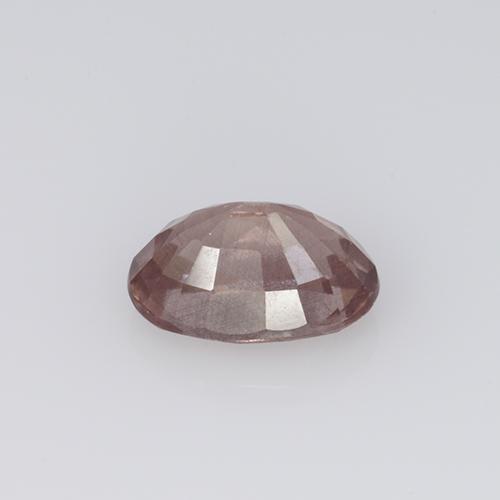 0.70캐럿 천연 미디엄 핑크 말레이 가넷, 타원형 컷, 6.1×4.3 mm, VS