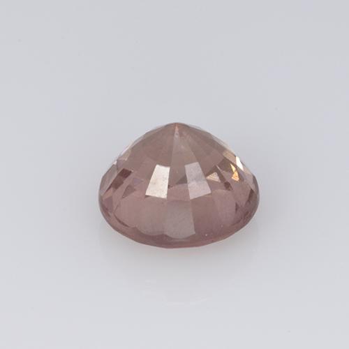 0.82캐럿 천연 핑크빛 로즈 말레이 가넷, 라운드 컷, 5.29 mm, VS