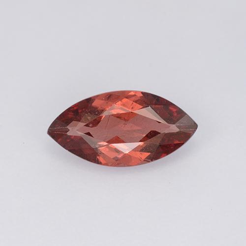 1.27캐럿 천연 딥 크림슨 레드 말레이 가넷, 마퀴즈, 10.2×5.2 mm, VS