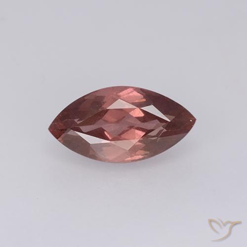 1.71캐럿 천연 미디엄 핑크 말레이 가넷, 마퀴즈, 10×5.2 mm, VVS-VS
