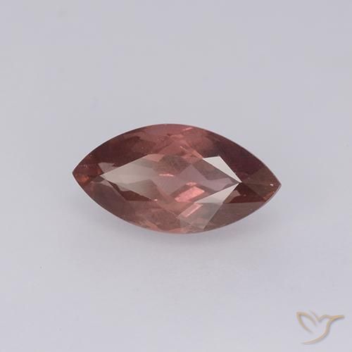 1.71캐럿 천연 미디엄 핑크 말레이 가넷, 마퀴즈, 10×5.2 mm, VVS-VS